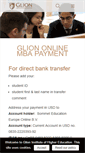Mobile Screenshot of pay.gliononline.com