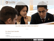 Tablet Screenshot of pay.gliononline.com